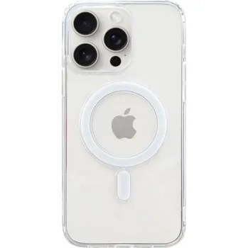 Pouzdro na mobilní telefon Lesklý transparentní kryt s MagSafe pro iPhone 15 Pro - čirý