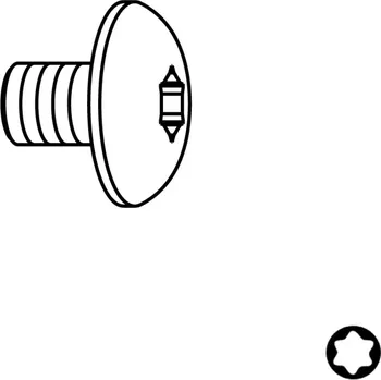 Fréza Igm Šroub - M4x3,5 D9 Torx 15