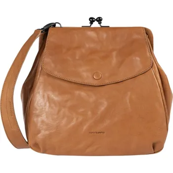 Kabelka aunts & uncles Kožená kabelka přes rameno Mrs. Mousse 40269-1 koňaková