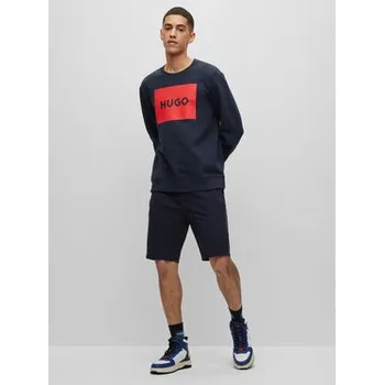 Pánské kraťasy Hugo Šortky z materiálu 50471182 Tmavomodrá Slim Fit 36