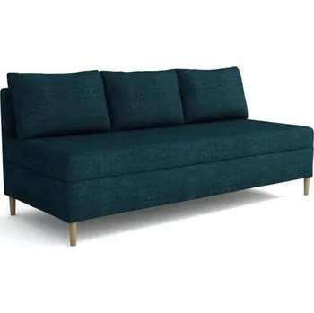 Postel Čalouněná jednolůžková postel s polštářky, gauč Alfa box spring taštičková pružina pocket Chojmex