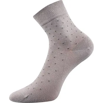 Pánské ponožky VoXX Boma Lonka Litex+Dámské ponožky Lonka FIONA - balení 3 stejné páry, Dámské ponožky Lonka FIONA - balení 3 stejné páry, Lonka, 115157 26-28 (39-42) světle šedá