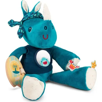 Hračka pro nejmenší Lilliputiens – nosorožec Marius - plyšová hračka s aktivitami