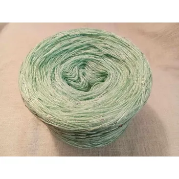 Příze Flitrovka Minze 3-nitka 1000m s flitry (Klubko s flitry Minze)