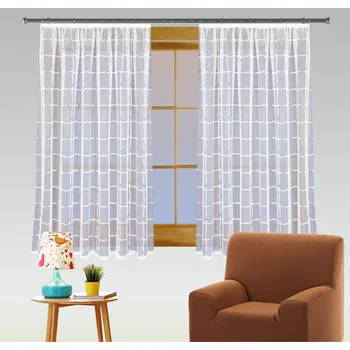 Záclona Hotová záclona, Alice, bílá, 300 x 145 cm