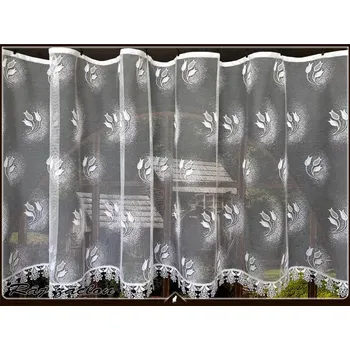Záclona Žakárová záclona hotová Tulipán výška 105 cm - šířka 350 cm 1ks (výška 105cm - šířka 350cm)