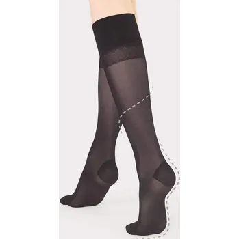 Dámské punčochy Fiore podkolenky M 2102 Travel Firm 20DEN - černá, UNI