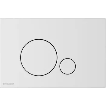 Splachovací tlačítko Excellent Ringo splachovací tlačítko pro WC bílá INEX.RI230.150.WH