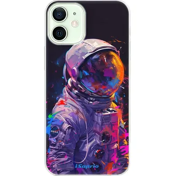 Odolné silikonové pouzdro iSaprio - Neon Astronaut - iPhone 12