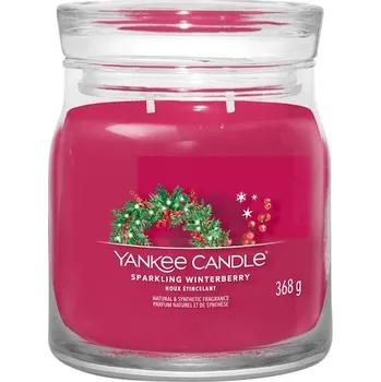Svíčka Yankee-Candle Pokojove-vune Vonne-svickySparkling Winterberry 368 g (2&nbsp;027,00 Kč / 1 kg)