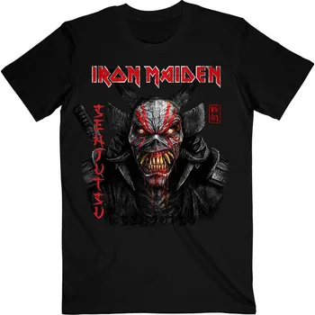 Pánské tričko Tričko Iron Maiden - Senjutsu Black Cover