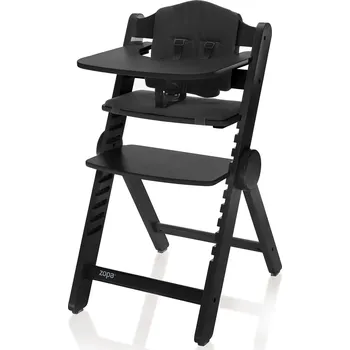 Jídelní židlička ZOPA Clipp & Clapp Black Černá