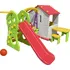 Dětský domeček Ramiz Dětský zahradní domeček se skluzavkou, košíkovou a houpačkou žlutý/zelený/červený