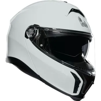 Helma na motorku AGV přilba TOURMODULAR Solid stelvio white - L