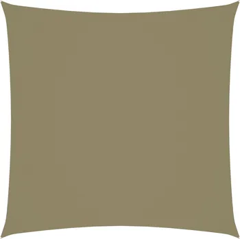 Stínicí plachta vidaXL Stínící plachta oxfordská látka čtvercová 3 x 3 m béžová