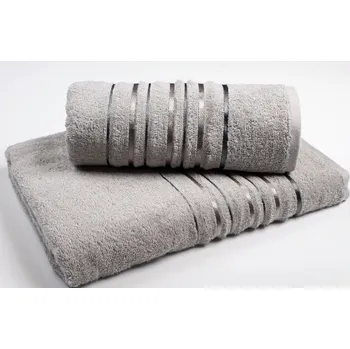 Ručník K-TEX Froté Výšivka Zadar - Světle šedá - Ručník a osuška Varianta: Ručník