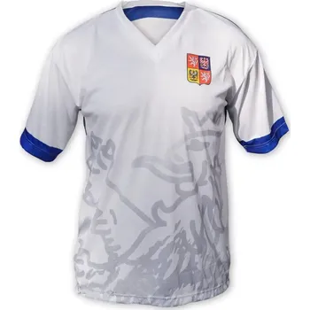 Pánské tričko ⚽ Fotbalový dres - Česká republika -bílý, Velikost 122, Mám zájem o dotisk na zadní stranu dresu (JMÉNO+ČÍSLO) + 150,-Kč ANO