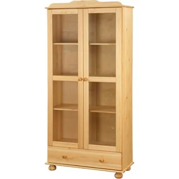 regál Dřevěná knihovna I8050 borovice masiv - výška 189 cm
