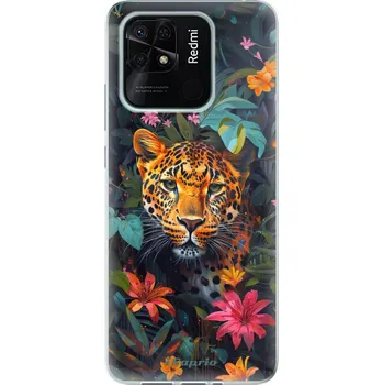 Pouzdro na mobilní telefon Odolné silikonové pouzdro iSaprio - Flower Jaguar - Xiaomi Redmi 10C