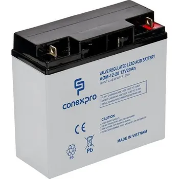 Autobaterie ConexPRO Baterie LEAD ACID BATTERY AGM 12v 20AH 78x76x66 mm (DxŠxV)