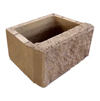 Zahradní obrubník Tvárnice okrasná PRESBETON SÁRA S-1 390x295x195 mm štípaná hnědá