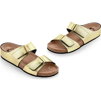 Dámské pantofle Zdravotní pantofle na klínku FORcare 305065 zlatá Velikost: 41