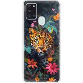 Odolné silikonové pouzdro iSaprio - Flower Jaguar - Samsung Galaxy A21s