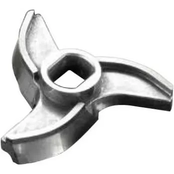 Kuchyňský mlýnek Nůž LICOSWISS INOX typ D 114 , otvor 21x17 mm, vyměnitelné břity, tříramenný, stírací