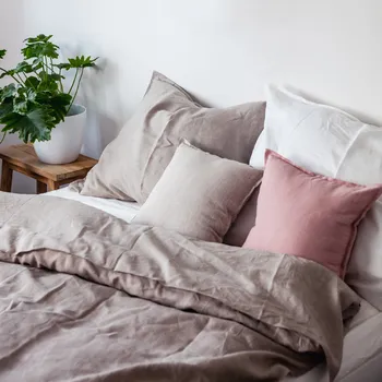 Povlečení TULULUM Lněné povlečení COMFORT NATURAL - SADA Složení sady: 140 x 200 cm + 50 x 70 cm