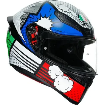 Helma na motorku AGV přilba K-1 Bang matt italy/blue - 2XL