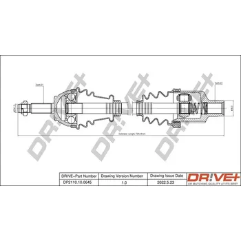 Poloosa kola Hnací hřídel Dr!ve+ DP2110.10.0645