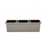 Plastia Samozavlažovací truhlík Berberis s volbou počtu květináčů počet květináčů: Trio 3x květináč