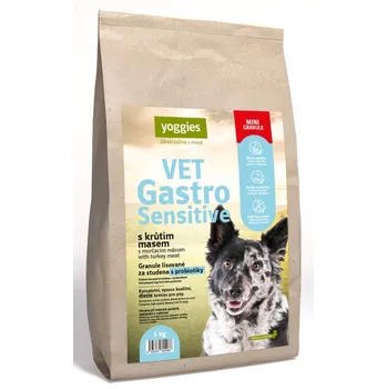 Yoggies Vet Dog Gastro Sensitive mini granule Turkey, 5 kg