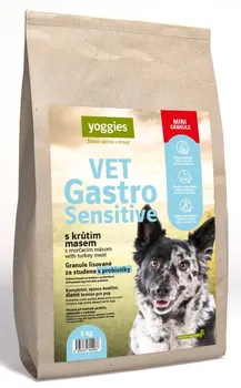 Krmivo pro psa Yoggies Vet Dog Gastro Sensitive mini granule Turkey