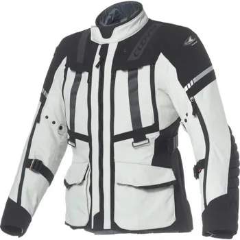 Moto bunda CLOVER bunda SAVANA-4 WP light grey/black - 3XL