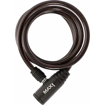 Zámek na kolo Max1 zámek spirála 1500x8 mm černý