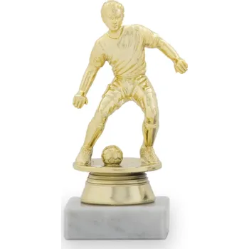 Figurka fotbal, zlato, včetně podstavce