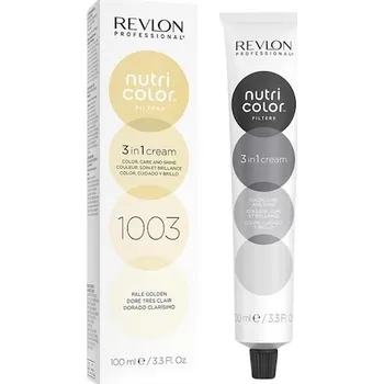 Barva na vlasy Revlon-Professional Barva-a-odstin-vlasu Nutri-Color-Filters1003 Pale Golden 100 ml (2 880,00 Kč / 1 l)