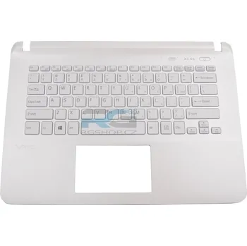 Šasi notebooku Palmrest + Klávesnice SONY SVF142C29M / WHITE