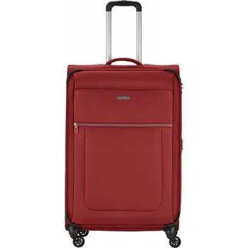 Velký textilní cestovní kufr na kolečkách TSA 100l Travelite 080549 červená