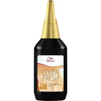 Barva na vlasy Wella Professionals Tonovaci-pripravkyColor Fresh No. 7/44 Střední blond intenzivně červená 75 ml (4&nbsp;333,00 Kč / 1 l)