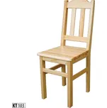 Dřevěná jídelní židle BM103 borovice masiv