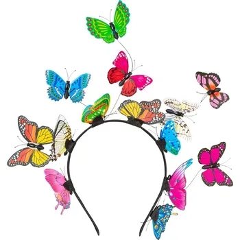 Karnevalový kostým Dámská čelenka - Motýlí