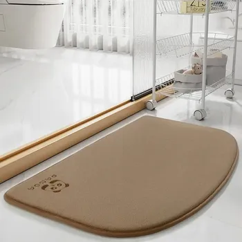 Koupelnová předložka Paměťová pěna koupelnová rohož měkká a protiskluzová - Kávová podložka do koupele,S 40 x 60 cm