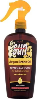 Přípravek na opalování Vivaco Sun Argan Bronz Oil Refreshing Water osvěžující voda pro rychlé zhnědnutí 300 ml