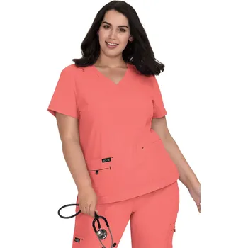 Zdravotnický oděv KOI Halena Becca Růžová/Oranžová 3XL