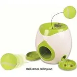 Flamingo Interaktivní hračka na pamlsky s tenisovým míčkem pro psy 29 x 19 x 18 cm