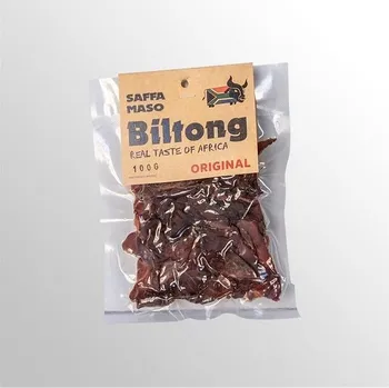 Sušené maso SAFFA MASO Sušené hovězí maso Biltong Original 100 g