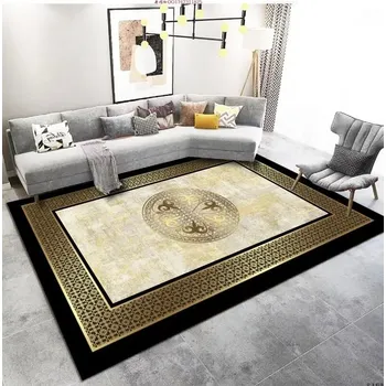 Koberec Koberec do obýváku protiskluzový, velký, pratelný | motiv ornamentu - flanel 6,120 x 160 cm 47 x 63 palců