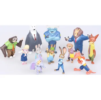 Figurka Postavičky Zootopie 12 ks - 5 - 7 cm